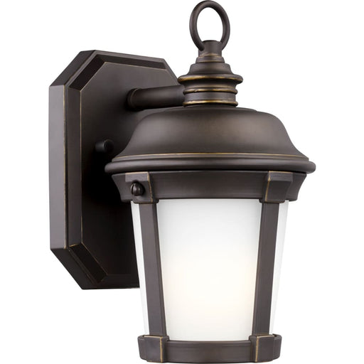 Calder Antique Bronze LED Outdoor Wall Lantern - Outdoor Wall Sconce