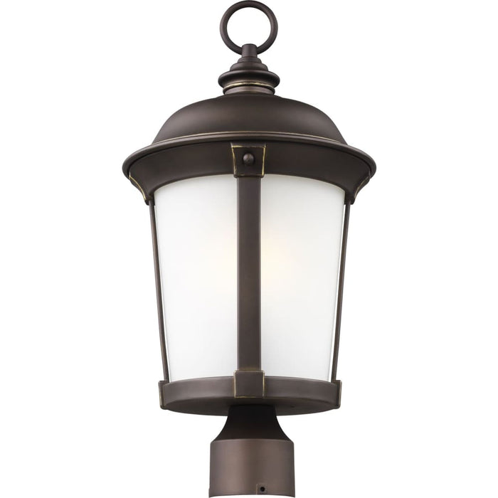 Calder Antique Bronze Outdoor Post Lantern - Outdoor Post Lantern