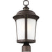 Calder Antique Bronze Outdoor Post Lantern - Outdoor Post Lantern