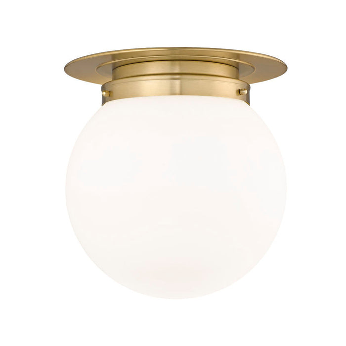 Calhoun Heritage Brass 1 Light 13 Inch Flushmount Z-Lite 7505F13-HBR | theLightShop