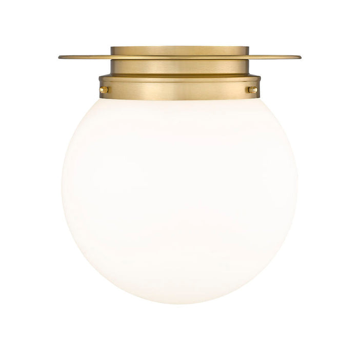 Calhoun Heritage Brass 1 Light 13 Inch Flushmount Z-Lite 7505F13-HBR | theLightShop