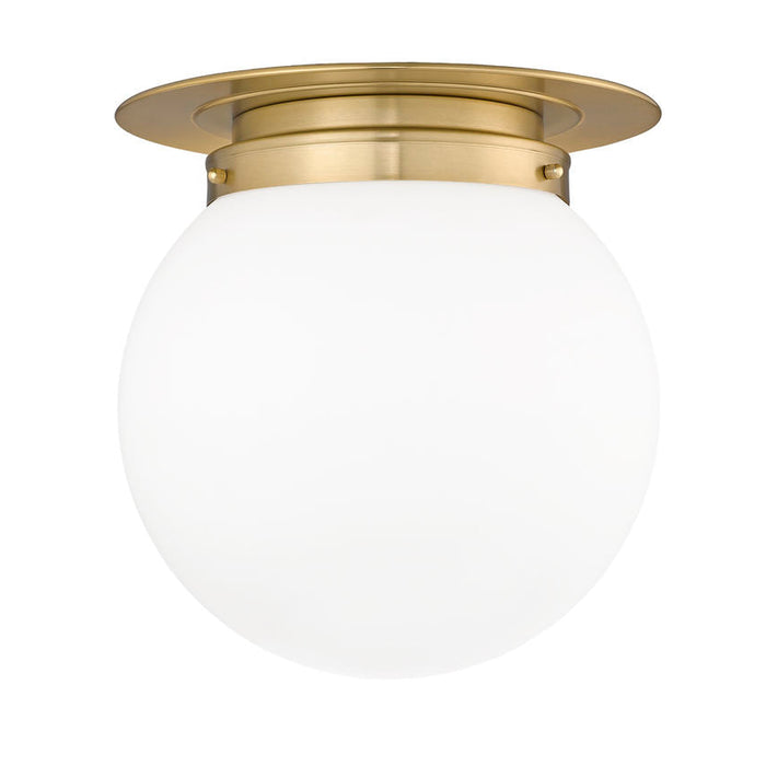 Calhoun Heritage Brass 1 Light 13 Inch Flushmount Z-Lite 7505F13-HBR | theLightShop