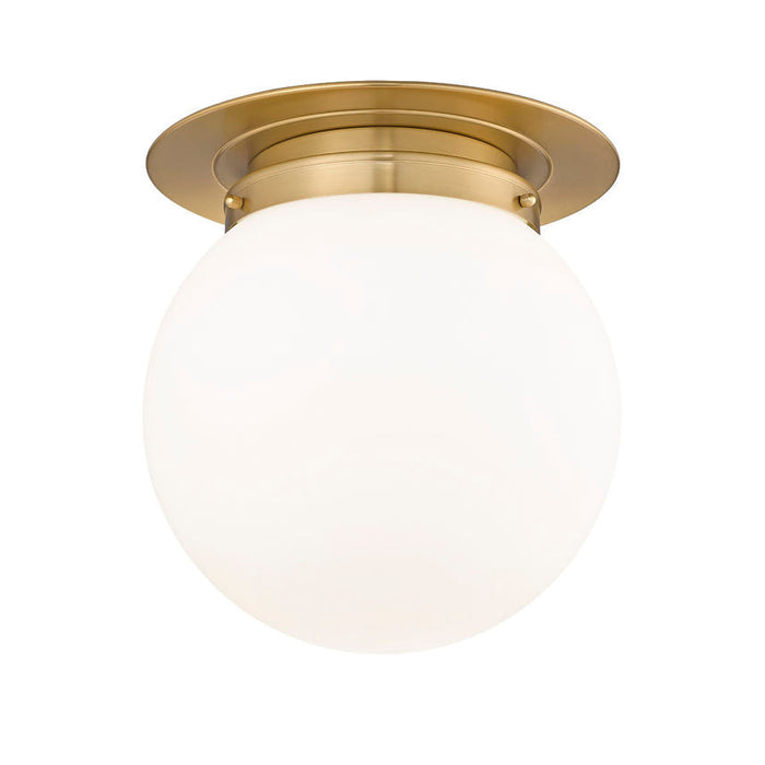 Calhoun Heritage Brass 1 Light 13 Inch Flushmount Z-Lite 7505F13-HBR | theLightShop