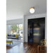 Calhoun Heritage Brass 1 Light 9 Inch Flushmount Z-Lite 7505F9-HBR | theLightShop