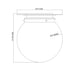 Calhoun Matte Black 1 Light 13 Inch Flushmount Z-Lite 7505F13-MB | theLightShop