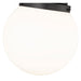 Calhoun Matte Black 1 Light 13 Inch Flushmount Z-Lite 7505F13-MB | theLightShop