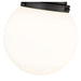 Calhoun Matte Black 1 Light 9 Inch Flushmount Z-Lite 7505F9-MB | theLightShop