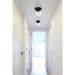 Calhoun Matte Black 1 Light 9 Inch Flushmount Z-Lite 7506F9-MB | theLightShop