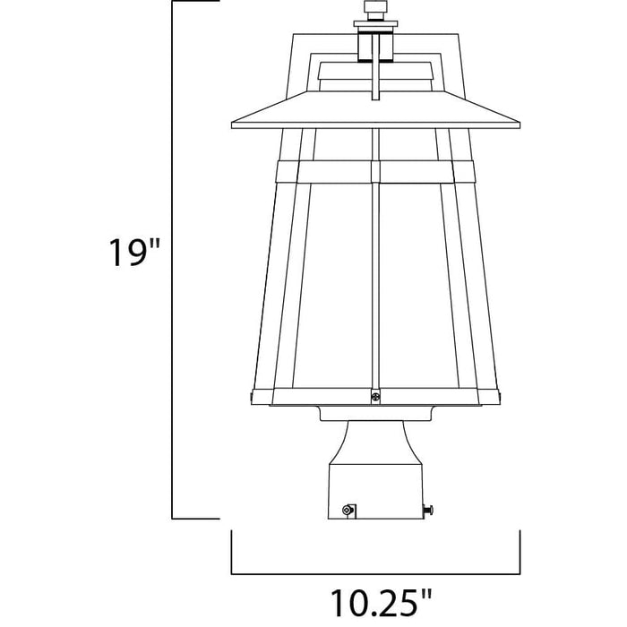 Calistoga Adobe Outdoor Pole/Post Mount - Outdoor Pole/Post Mount