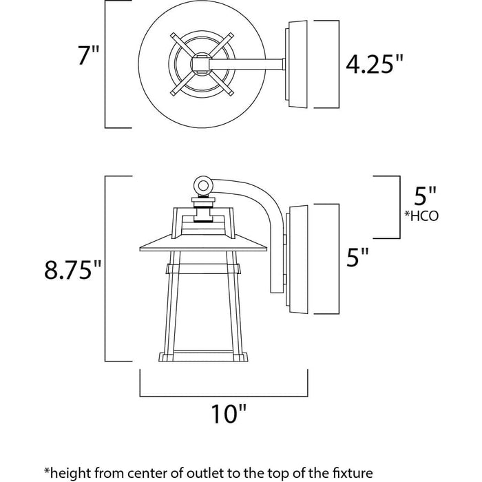 Calistoga Adobe Outdoor Wall Mount - Outdoor Wall Mount