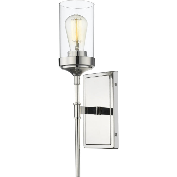 Calliope Polished Nickel Wall Sconce - Wall Sconces