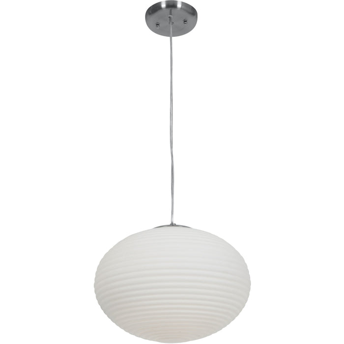Callisto Brushed Steel LED Pendant - Pendants