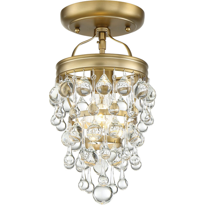 Calypso 1 Light Vibrant Gold Ceiling Mount - Ceiling Mount