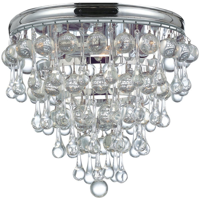 Calypso 3 Light Polished Chrome Ceiling Mount - Ceiling Mount