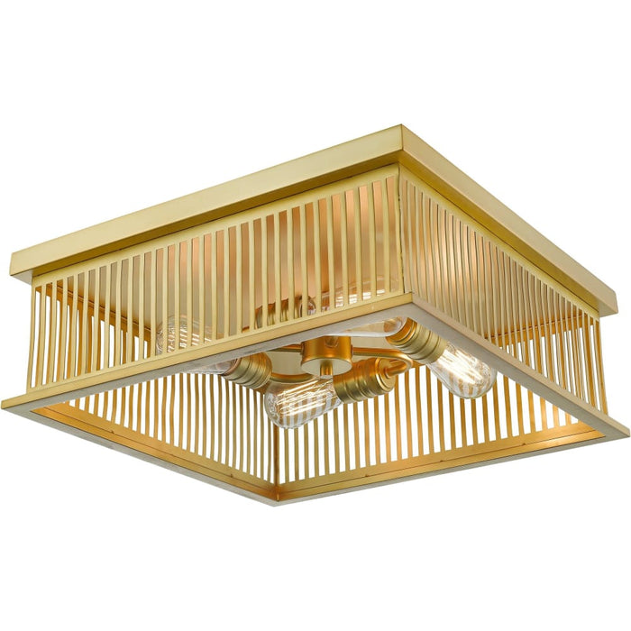 Camellia Brass Flushmount - Flushmounts