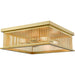 Camellia Brass Flushmount | theLightShop
