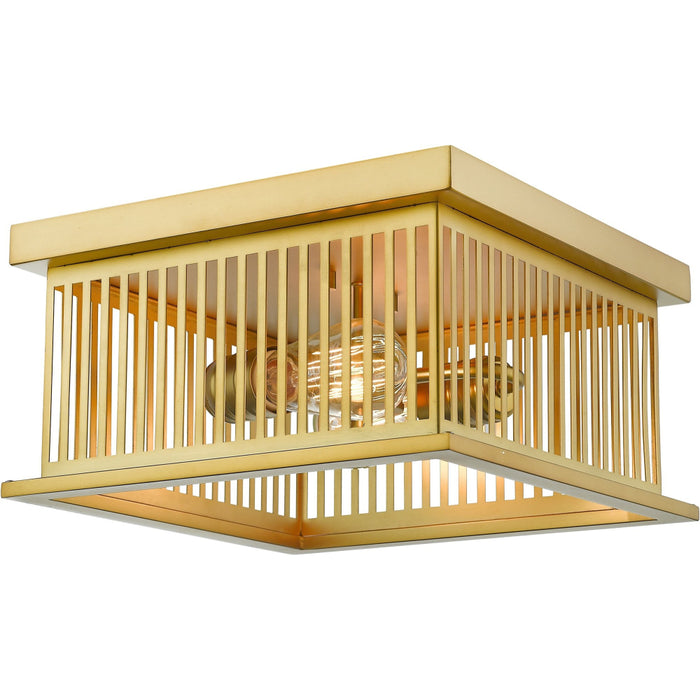 Camellia Brass Flushmount | theLightShop