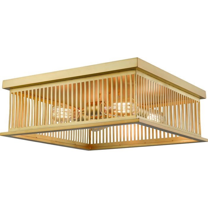 Camellia Brass Flushmount | theLightShop