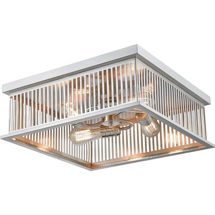 Camellia Brushed Nickel Flushmount - Flushmounts