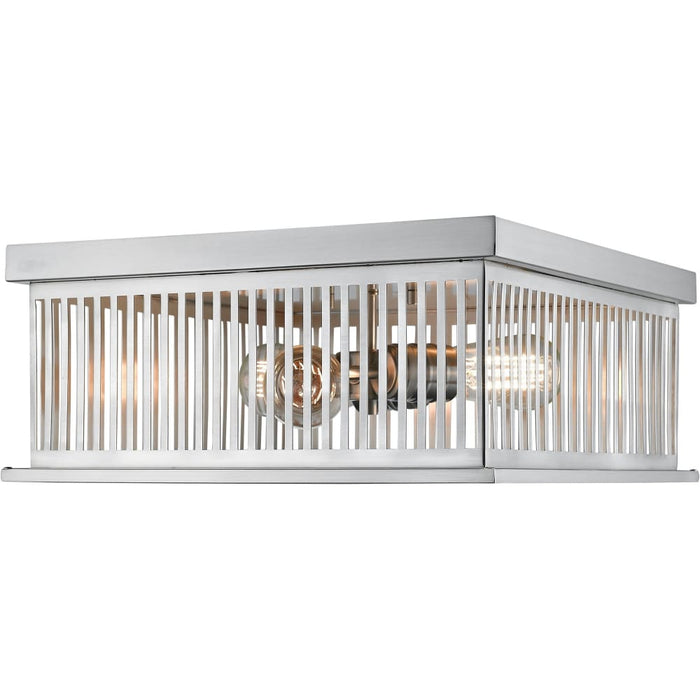 Camellia Brushed Nickel Flushmount - Flushmounts