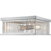 Camellia Brushed Nickel Flushmount - Flushmounts