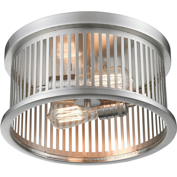 Camellia Brushed Nickel Flushmount - Flushmounts