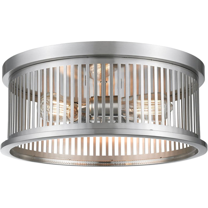 Camellia Brushed Nickel Flushmount - Flushmounts