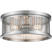 Camellia Brushed Nickel Flushmount - Flushmounts