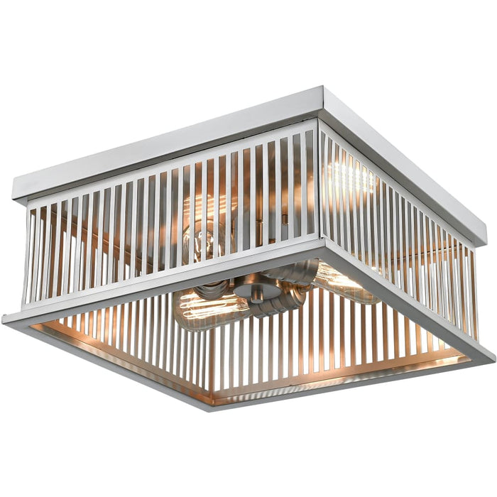 Camellia Brushed Nickel Flushmount - Flushmounts