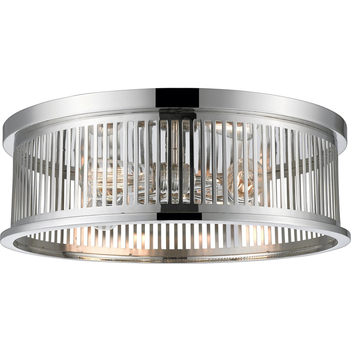 Camellia Polished Nickel Flushmount - Flushmounts