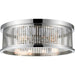 Camellia Polished Nickel Flushmount - Flushmounts