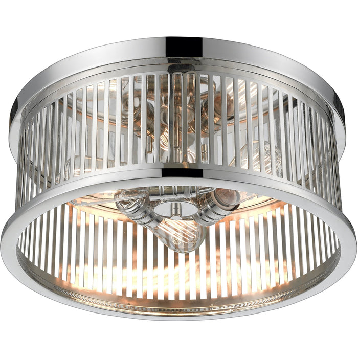 Camellia Polished Nickel Flushmount - Flushmounts