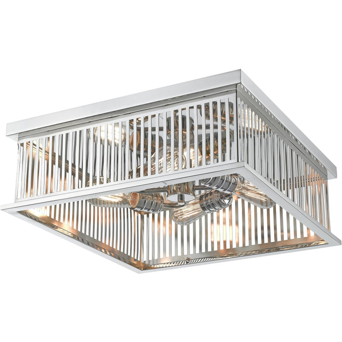 Camellia Polished Nickel Flushmount - Flushmounts