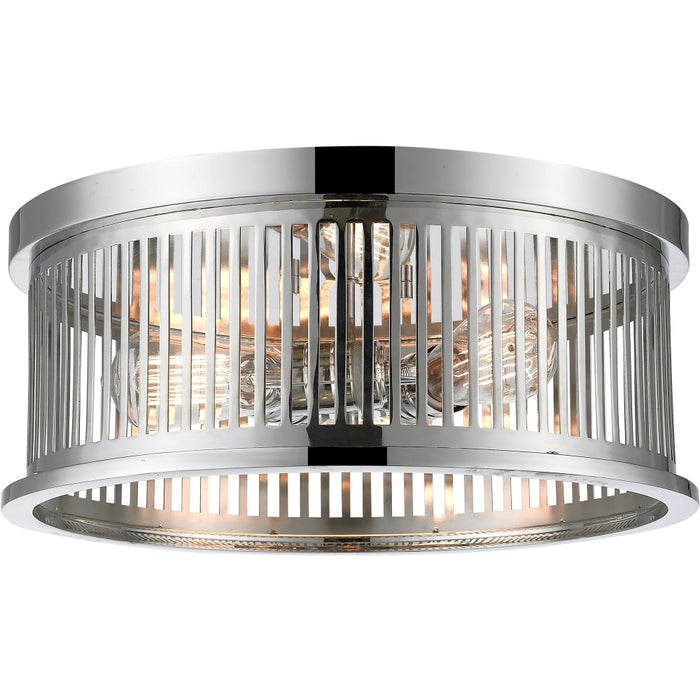 Camellia Polished Nickel Flushmount - Flushmounts