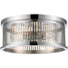 Camellia Polished Nickel Flushmount - Flushmounts