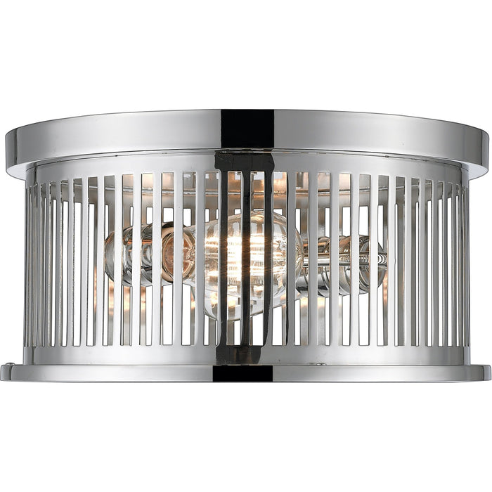 Camellia Polished Nickel Flushmount | theLightShop