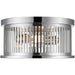 Camellia Polished Nickel Flushmount | theLightShop