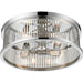 Camellia Polished Nickel Flushmount - Flushmounts