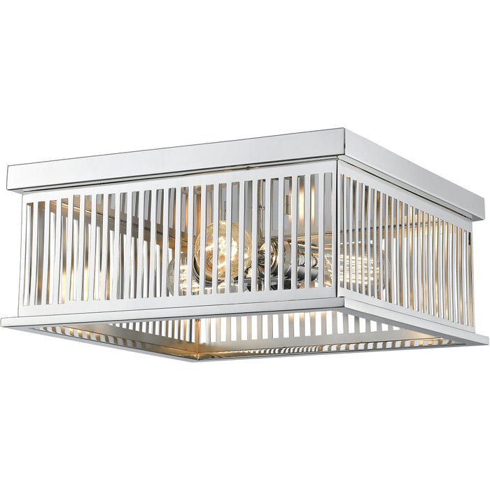 Camellia Polished Nickel Flushmount | theLightShop