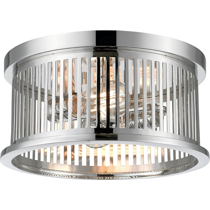 Camellia Polished Nickel Flushmount - Flushmounts