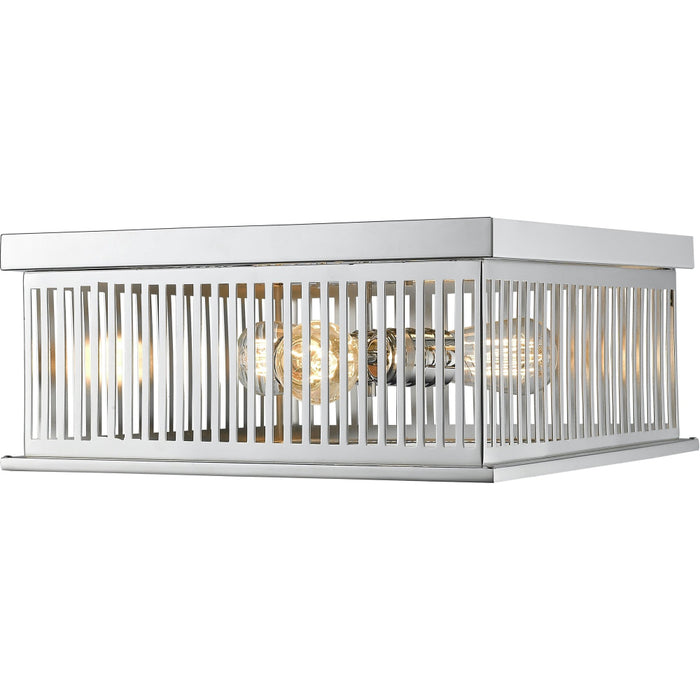 Camellia Polished Nickel Flushmount - Flushmounts