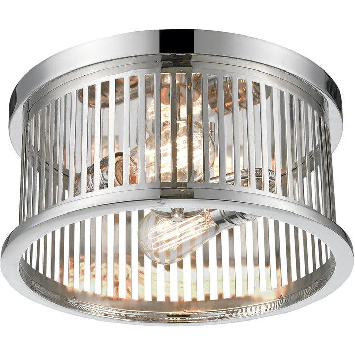 Camellia Polished Nickel Flushmount - Flushmounts