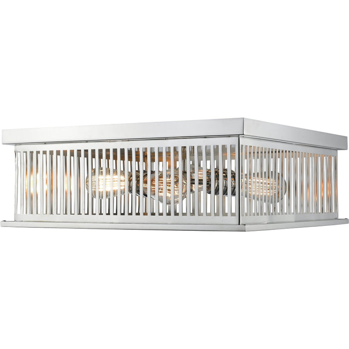 Camellia Polished Nickel Flushmount - Flushmounts