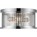Camellia Polished Nickel Flushmount | theLightShop