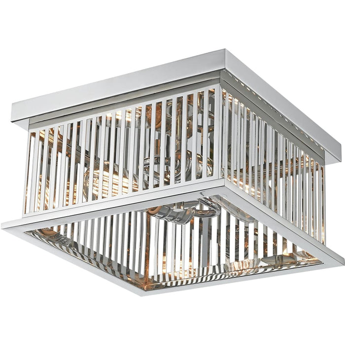 Camellia Polished Nickel Flushmount - Flushmounts
