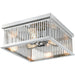 Camellia Polished Nickel Flushmount - Flushmounts