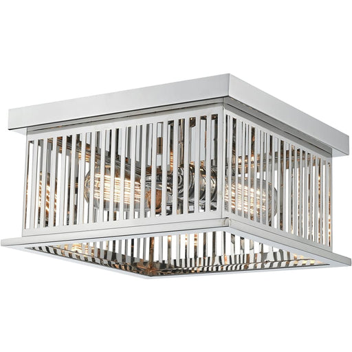 Camellia Polished Nickel Flushmount | theLightShop