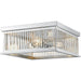 Camellia Polished Nickel Flushmount | theLightShop