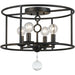 Cameron 4 Light English Bronze Ceiling Mount - Ceiling Mount