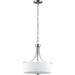 Canfield Brushed Nickel LED Pendant - Pendants